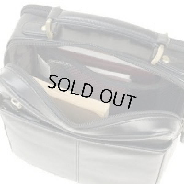 画像2: 【送料無料】牛革製/ビジネスバッグ21ｃｍ立型【取寄商品】 (2)