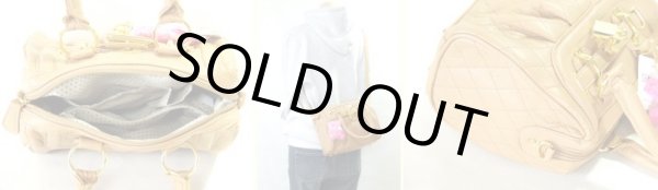 画像3: 【値下げセール品】【２６％ｏｆｆ】くまチャーム付きミニボストンバッグ (3)