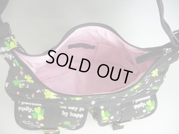 画像5: 【３０％ｏｆｆ】【メール便ok】クローバースター柄ショルダーバッグ（２色有） (5)