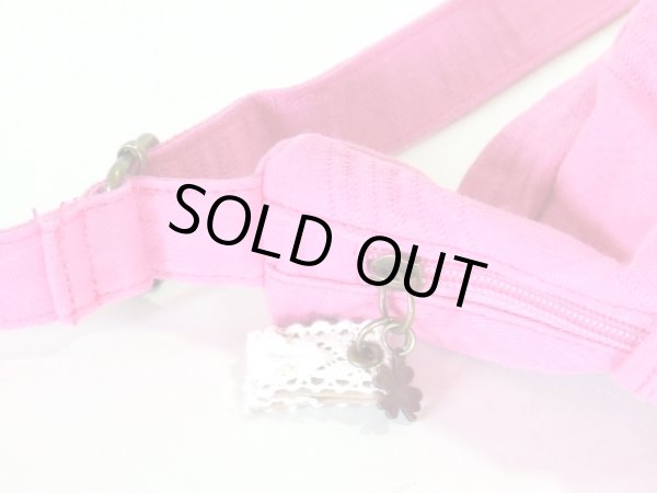 画像4: 織りチェック帆布ショルダーバッグ（２色有） (4)