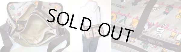 画像3: 拡幅機能猫いっぱいショルダーバッグ（３色有） (3)