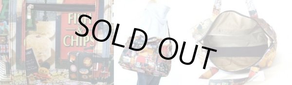 画像3: 英国モチーフ２ＷＡＹボストンバッグ (3)