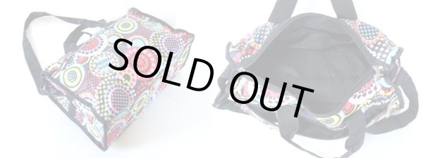 画像2: カラフルドット２ＷＡＹボストンバッグ（２色有） (2)