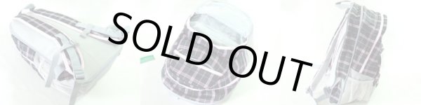 画像2: 拡幅機能BENETTONベネトンチェック柄ディパックM(３色有) (2)