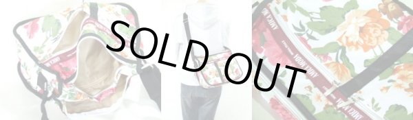 画像3: 【メール便ok】【拡幅機能】絵画風フラワーショルダーバッグ(３色有) (3)