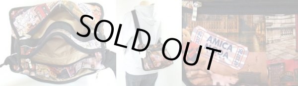 画像3: 拡幅機能付き英国モチーフショルダーバッグ (3)