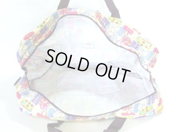 画像4: moamoa大容量４０Ｌバッグ柄折り畳みボストンバッグ (4)