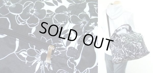 画像3: AMICA MODAアートフラワー2WAYボストンバッグ（２色有） (3)