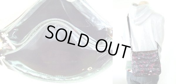 画像3: ３室式音符＆猫ショルダーバッグ（３色有） (3)