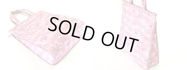 画像2: 【メール便ok】拡幅機能付音符＆猫手提げバッグ（３色有） (2)