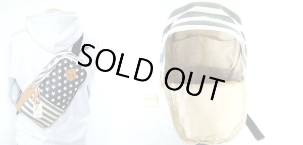 画像3: 【メール便ok】CachaCacha星ボーダー柄ボディバッグ（２色有） (3)