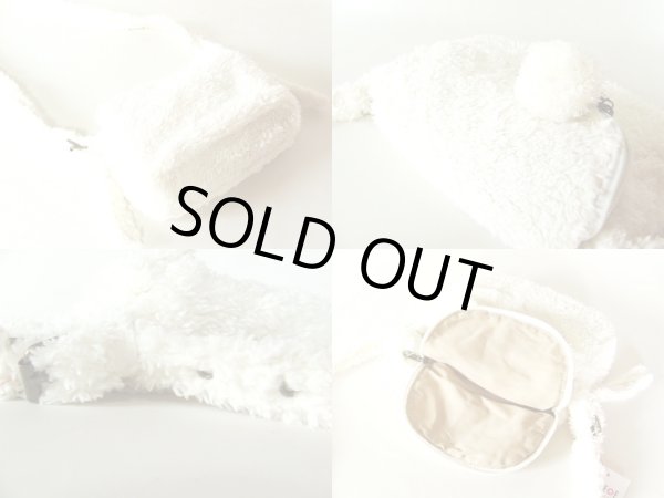 画像2: 【sale】かわいいポンポン付き秋冬レディース女の子向け斜め掛けボアミニショルダーバッグ（４色有） (2)