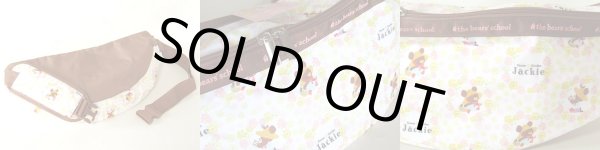 画像2: くまのがっこうフラワーガーデンヒップバッグ (2)