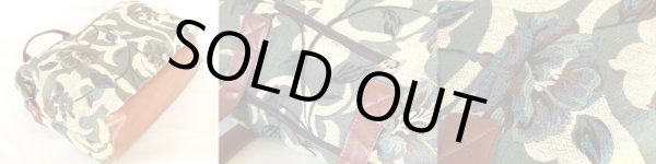 画像2: ゴブラン花柄２ＷＡＹボストンバッグ（４色有） (2)