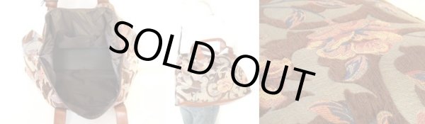 画像3: ゴブラン花柄２ＷＡＹボストンバッグ（４色有） (3)