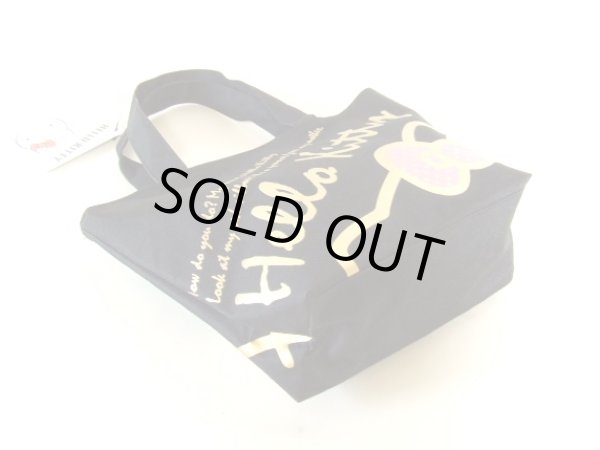 画像2: HelloKittyハローキティリボン柄ミニ手提げバッグ (2)