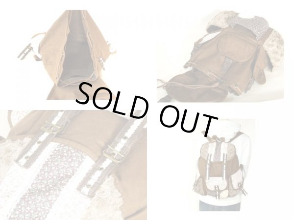 画像3: ＜訳あり＞レディースボアレラ小花柄リュックサック（３色有） (3)