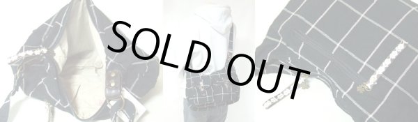 画像3: 【特売】織りチェックショルダーバッグ（２色有） (3)