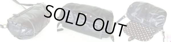 画像2: 【特売】裏ドット合皮ショルダーバッグ (2)