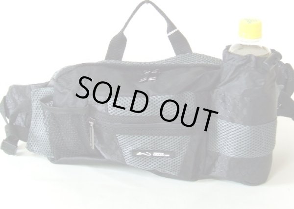 画像2: ペットボトル収納メッシュウエストバッグ（５色有） (2)