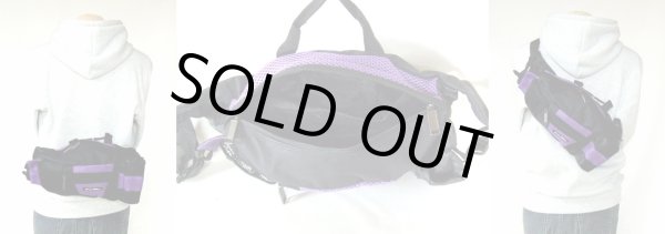 画像4: ペットボトル収納メッシュウエストバッグ（５色有） (4)