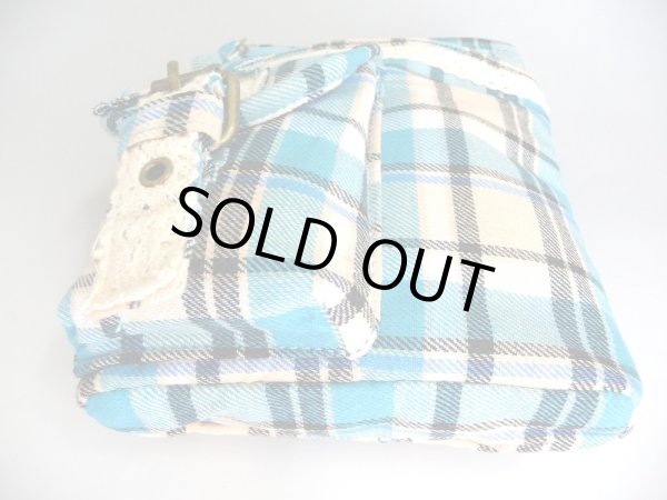 画像3: 【メール便ok】マドラスチェックシザーバッグ（２色有） (3)