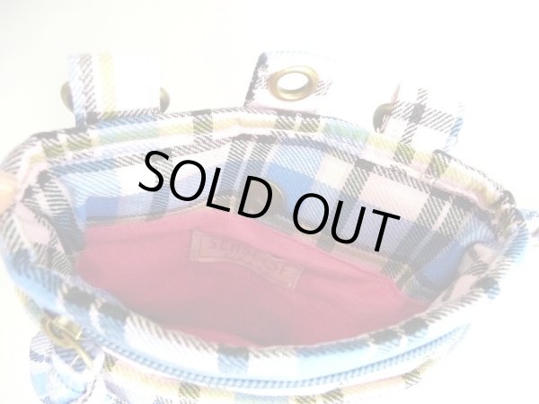 画像4: 【メール便ok】マドラスチェックシザーバッグ（２色有） (4)