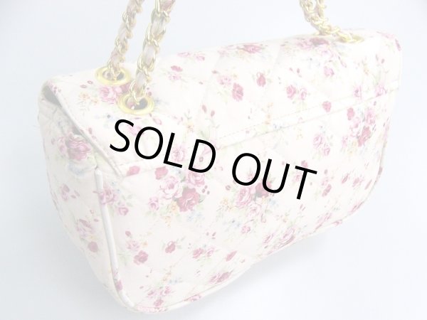画像4: 【特売】小花柄キルト２ＷＡＹショルダーバッグ（２色有） (4)