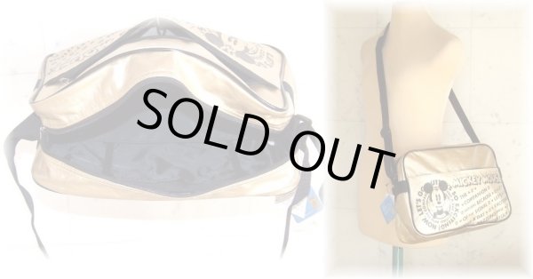 画像4: 【メール便ok】ミッキーマウススクエアショルダーバッグ（２色有） (4)