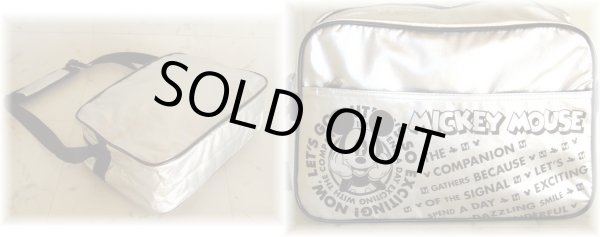 画像3: 【メール便ok】ミッキーマウススクエアショルダーバッグ（２色有） (3)