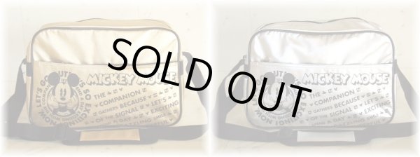 画像2: 【メール便ok】ミッキーマウススクエアショルダーバッグ（２色有） (2)