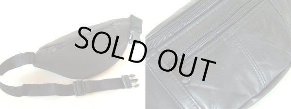 画像2: 【訳ありセール品】【メール便ok】革ウエストバッグ (2)