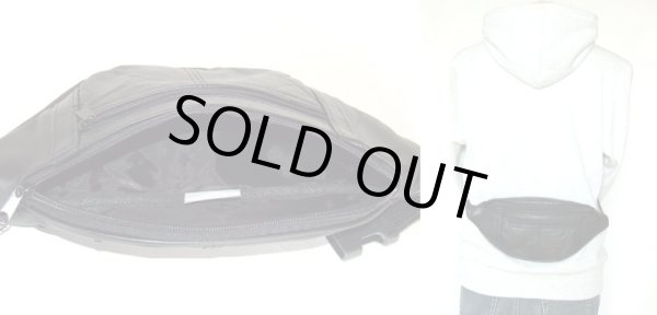 画像3: 【訳ありセール品】【メール便ok】革ウエストバッグ (3)