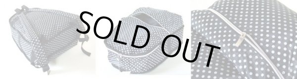 画像2: キュートな水玉模様の軽量ディパック（３色有） (2)