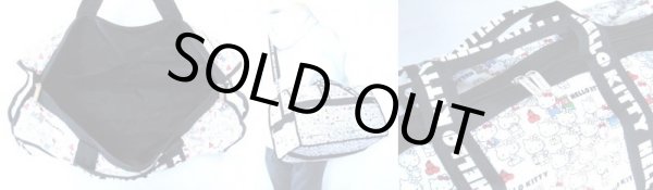 画像3: HELLO KITTYハローキティ総柄2WAYボストンバッグ（２色有） (3)