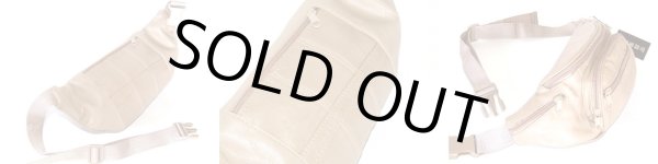 画像4: ソフトなラム革ウエストバッグ（６色有） (4)