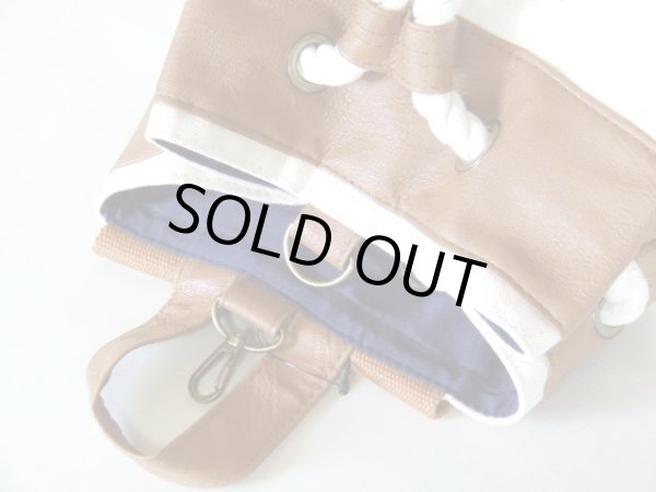 画像3: 太いロープが特徴的マリンテイスト帆布ボンサック（３色有） (3)