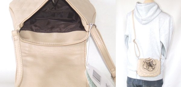 画像3: ＜値下げ＞フェミニンなコサージュショルダーバッグ（２色有） (3)