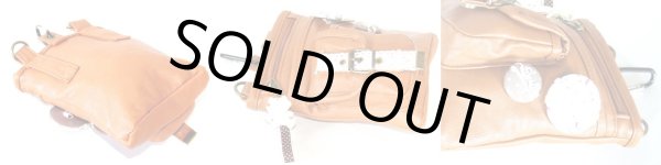 画像2: 【メール便ok】熊チャーム3way合皮シザーバッグ（２色有） (2)