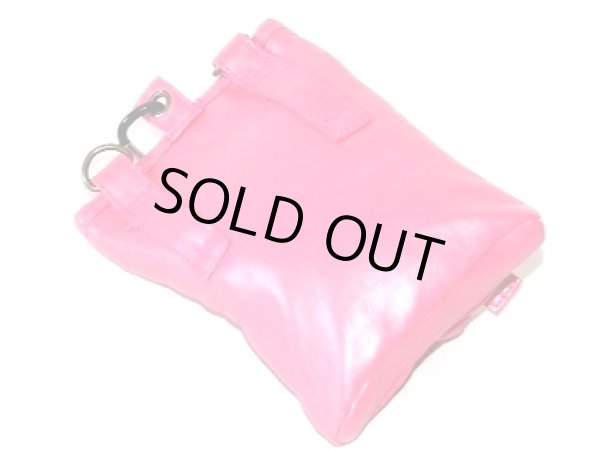 画像2: 【特売】【メール便ok】ローズピンク3WAY合皮シザーバッグ (2)