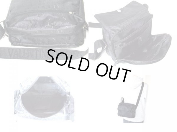 画像3: 【メール便ok】機能ポケ付英字ジャガードショルダーバッグ (3)