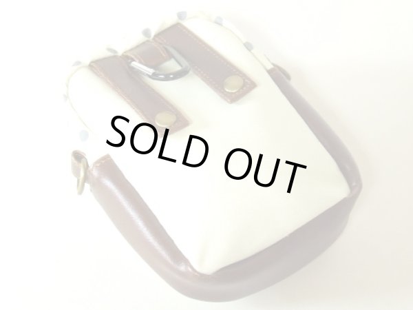 画像2: 【特売】【メール便ok】ドット柄3wayポシェット（２色有） (2)