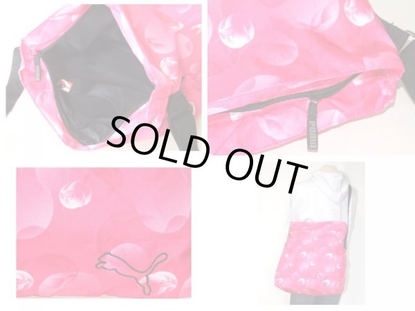 画像3: 【訳あり】pumaプーマバブルプリントショルダートートバッグ (3)