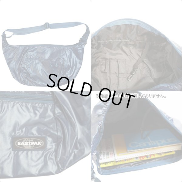 画像2: 【特売】EASTPAKメタルブルーの渋いショルダーバッグ (2)