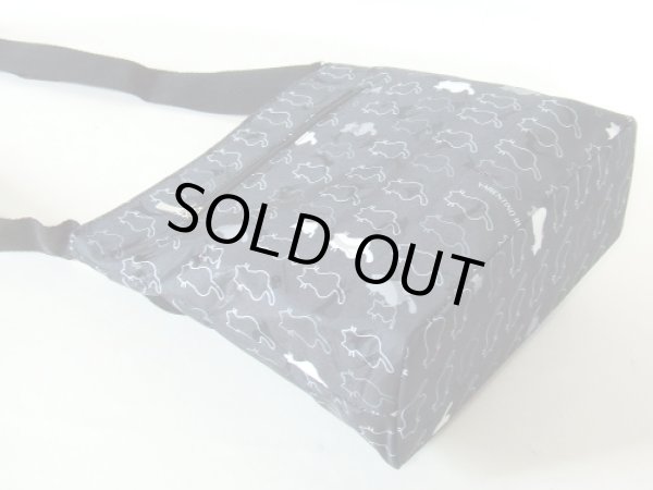 画像2: 【メール便ok】猫シルエットショルダーバッグ（３色有） (2)