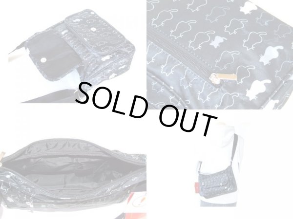 画像3: 【メール便ok】猫シルエットショルダーバッグ（３色有） (3)