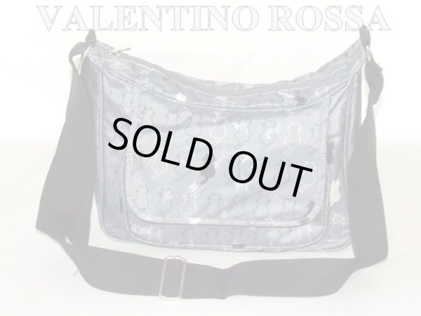 画像5: 【メール便ok】猫シルエットショルダーバッグ（３色有） (5)