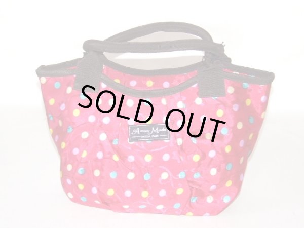 画像3: カラフルドットジャガード手提げバッグ（３色有）【メール便ok】 (3)