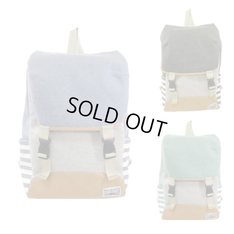 画像1: 【特売】スウェットフラップリュックサック（３色有） (1)