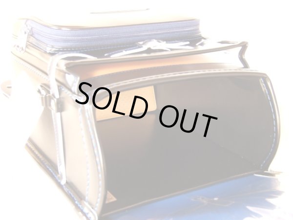 画像5: 在庫特売【送料込】天使のはね青ステッチランドセル黒Ａ４対応 (5)